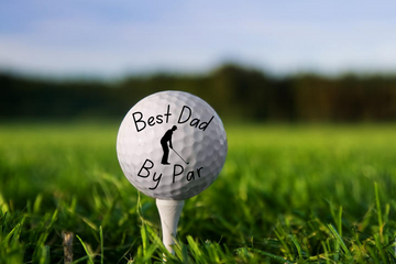 Best Dad By Par Golf Ball