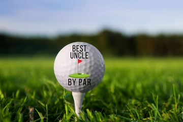 Best Uncle By Par Golf Ball