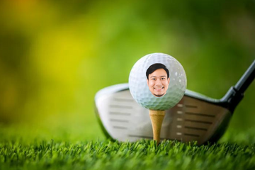 Face on Golf Ball
