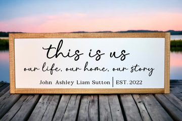 This Is Us Wooden Sign