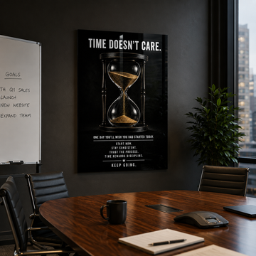 Time Doesn't Care Hourglass