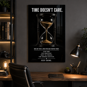 Time Doesn't Care Hourglass