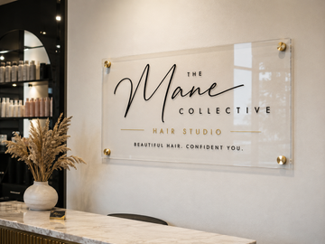 Personalized Business Acrylic Sign