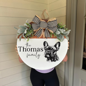 Custom Dog Door Hanger