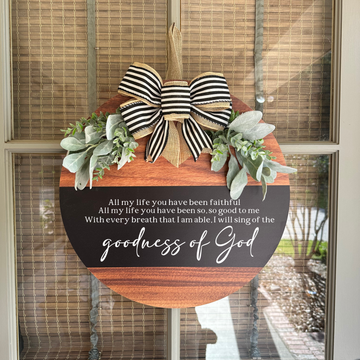 Goodness Of God Door Hanger