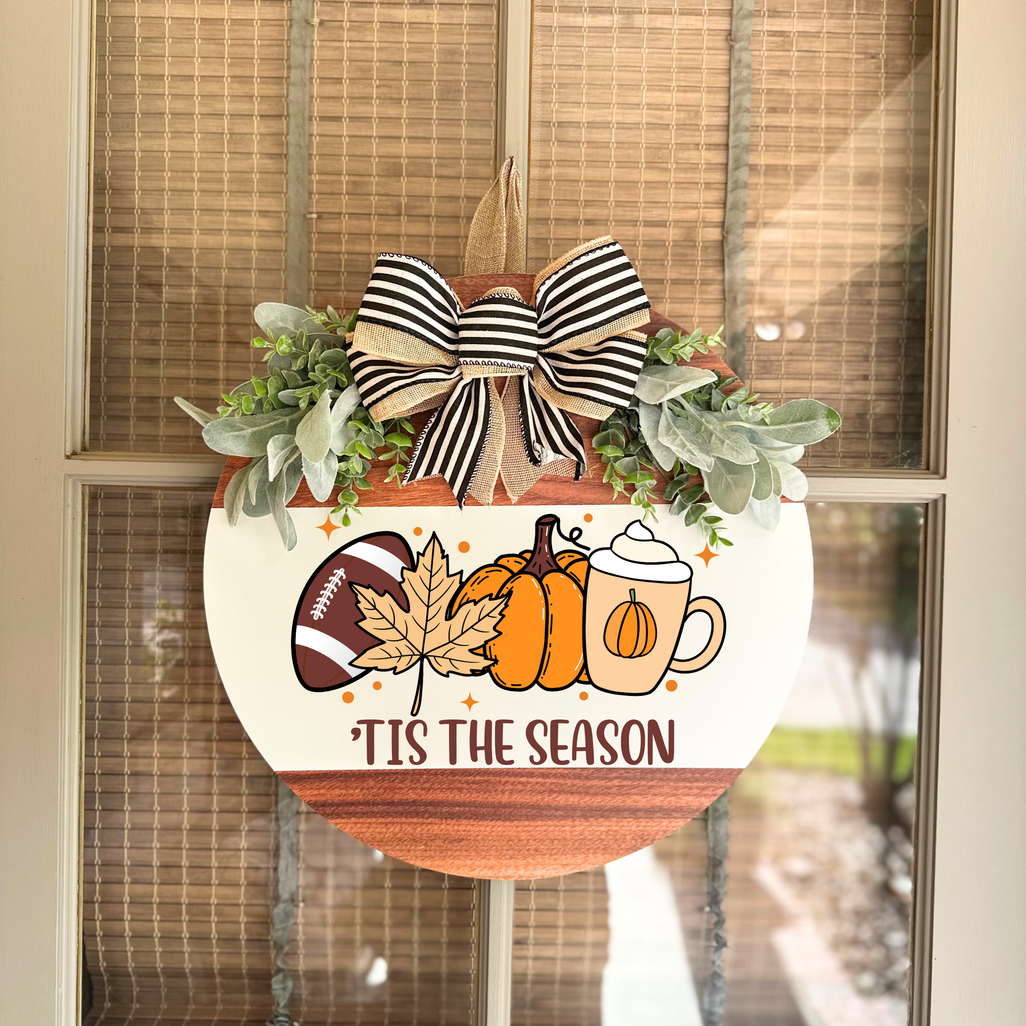 Tis The Season Fall Door Hanger
