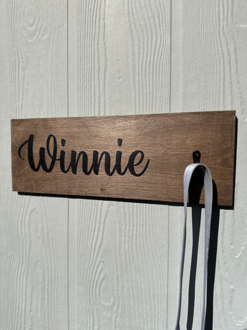 Personalized Dog Leash Holder with Name