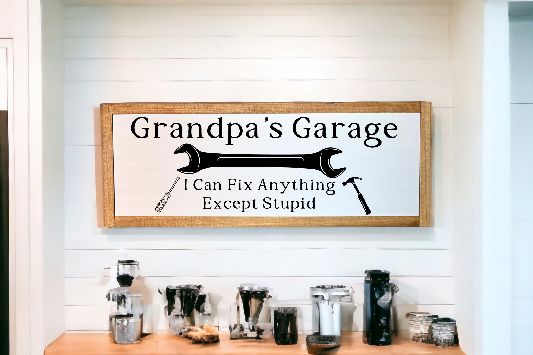 Custom Grandpa's Garage Sign