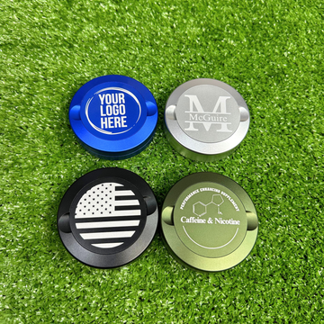 Custom Engraved Metal Storage Can – Dual-Compartment Pocket Tin – Personalized Gift for Everyday Carry